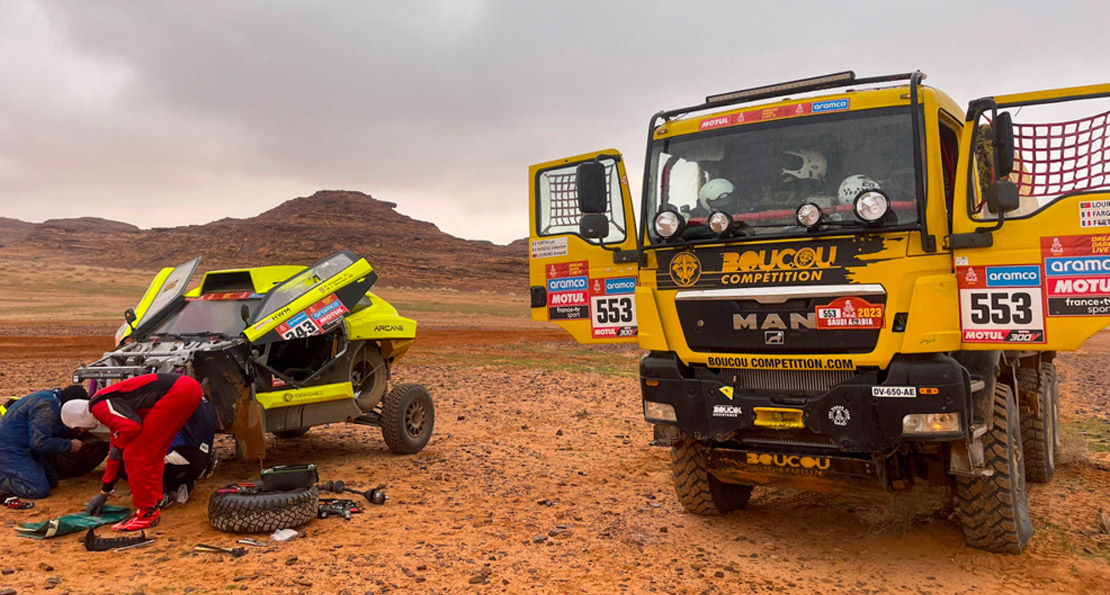 Camion Dakar  2022 team Boucou